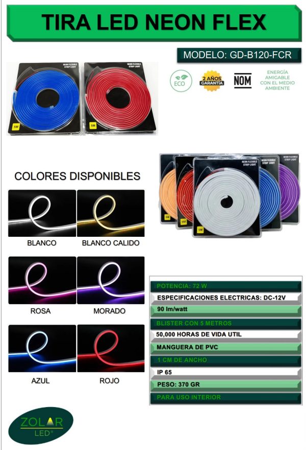 Tira Led azul Caja con 30 piezas - Image 4