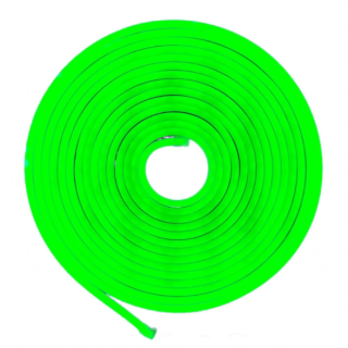 Tira De Led Neon Flex C/5 Mts (incluye Eliminador) verde