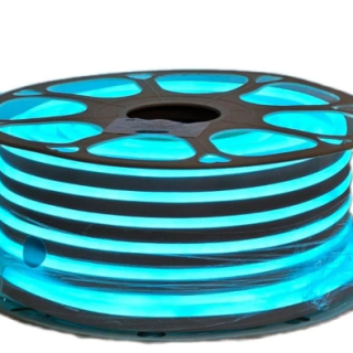 Manguera Neon Flex 25m Azul Ice